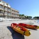 plage de l'hôtel Le Pinarello en Corse du sud