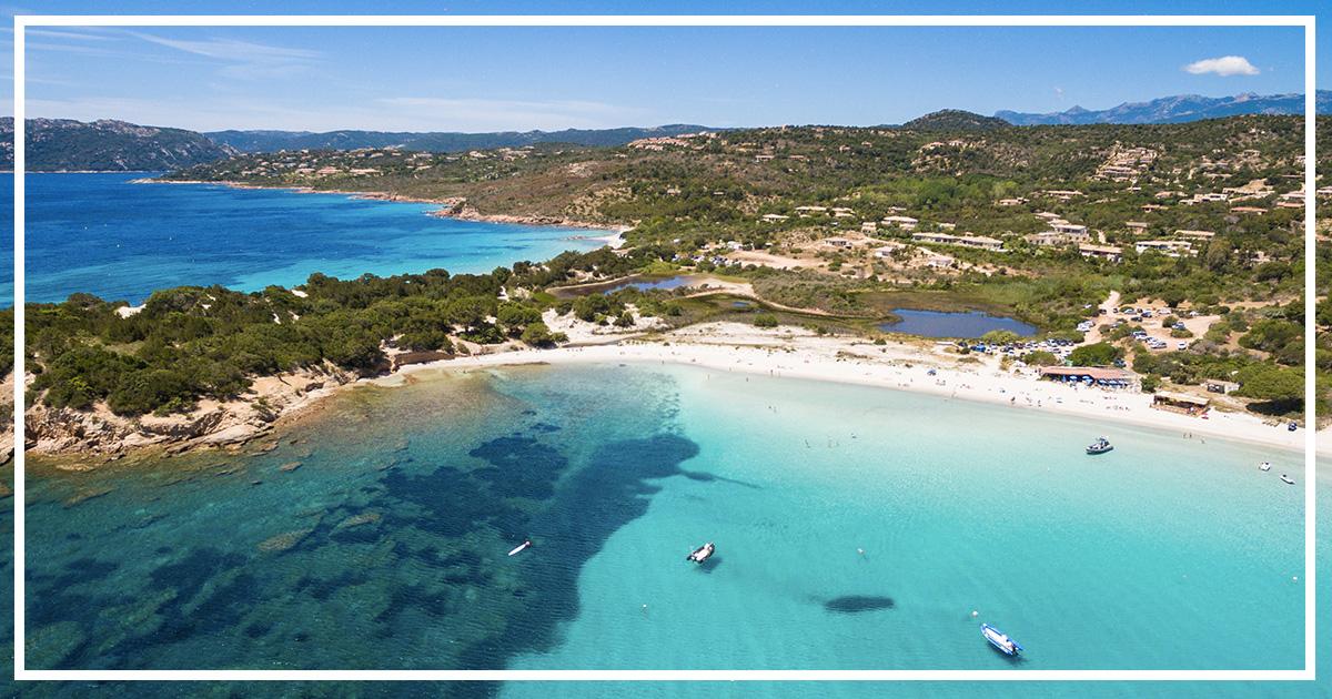 plage palombaggia activités de l'hôtel Le Pinarello à Port-Vecchio en Corse